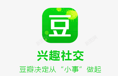 豆瓣手机社交豆瓣应用logo图标图标