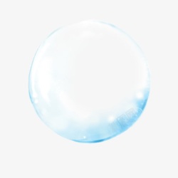 立体气泡蓝色气泡立体效果高清图片