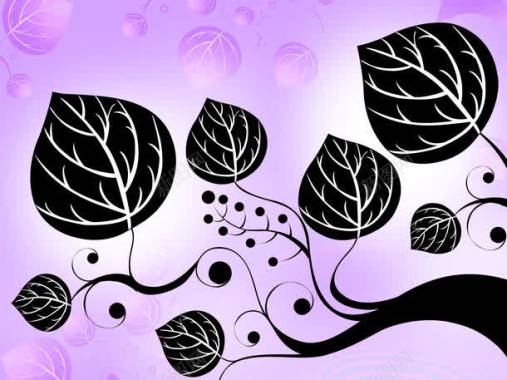 时尚花纹背景背景