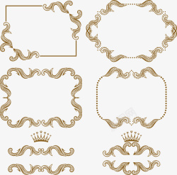 边框欧式花纹欧式边框花纹矢量图素材