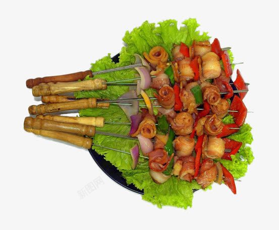 骨肉相连片png免抠素材_88icon https://88icon.com 健康食品 烧烤 生菜叶 盘子 肉类 骨肉相连