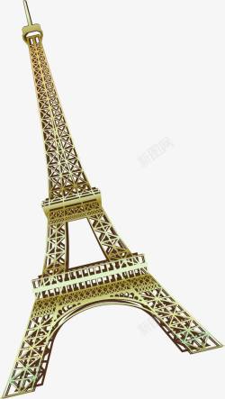 巴黎铁塔手绘矢量图素材