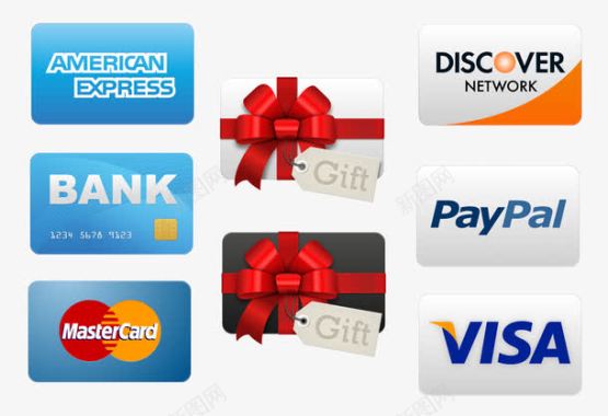 信用卡宣传册国际信用卡图标图标
