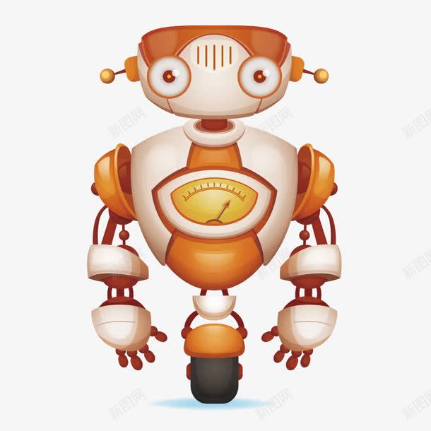 卡通动物怪兽机器人png免抠素材_88icon https://88icon.com 卡通人物 可爱怪兽 机器人 轮子