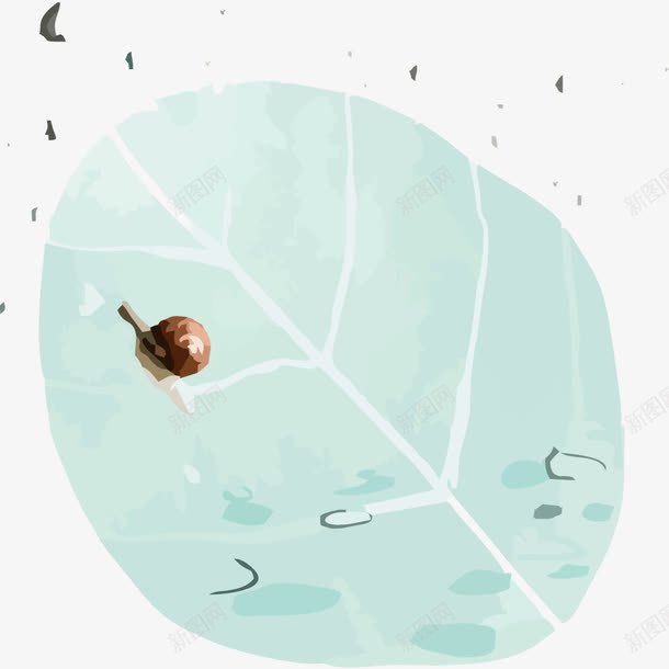 手绘叶子上的蜗牛矢量图eps免抠素材_88icon https://88icon.com 鍏嶆姞绉嬪 鍔墿 鍙跺瓙 鏄 铚楃墰 矢量图