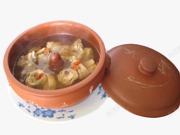 青花瓷白色盘子上带把手的红色砂png免抠素材_88icon https://88icon.com 冒热气 小烟囱 汽锅鸡 浮油 白色盘子 砂锅 青花瓷 青花瓷白色盘子上带把手的红色砂锅里面的汽锅鸡免费下载 鸡肉