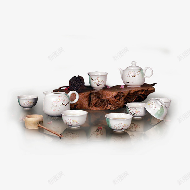 茶杯套杯png免抠素材_88icon https://88icon.com 套杯 茶具 茶杯 饮茶