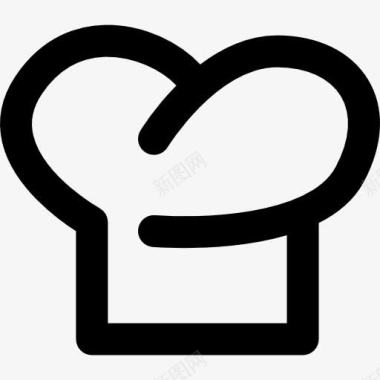 厨师厨师帽大纲符号图标图标
