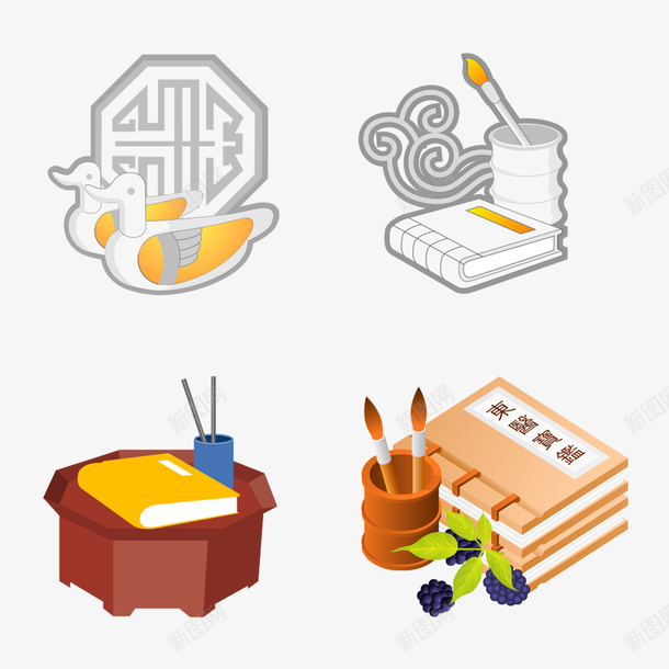 中国传统元素矢量图eps免抠素材_88icon https://88icon.com 国际化 文化 标签 节日 装饰 矢量图