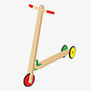 鸭子玩具儿童滑板车图标图标