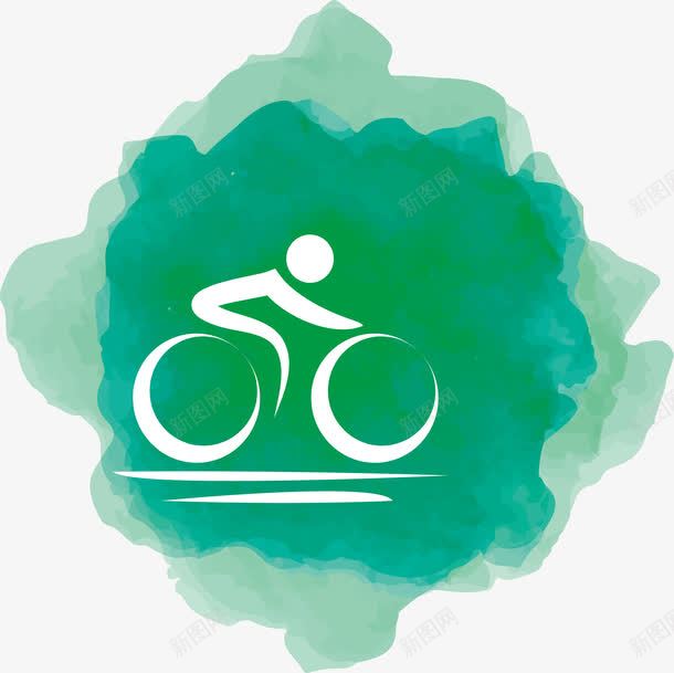 骑自行车的人物png免抠素材_88icon https://88icon.com 彩色 水彩 水彩人物 精美 自行车人物 运动