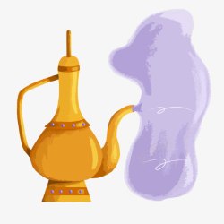 彩色酒壶素材