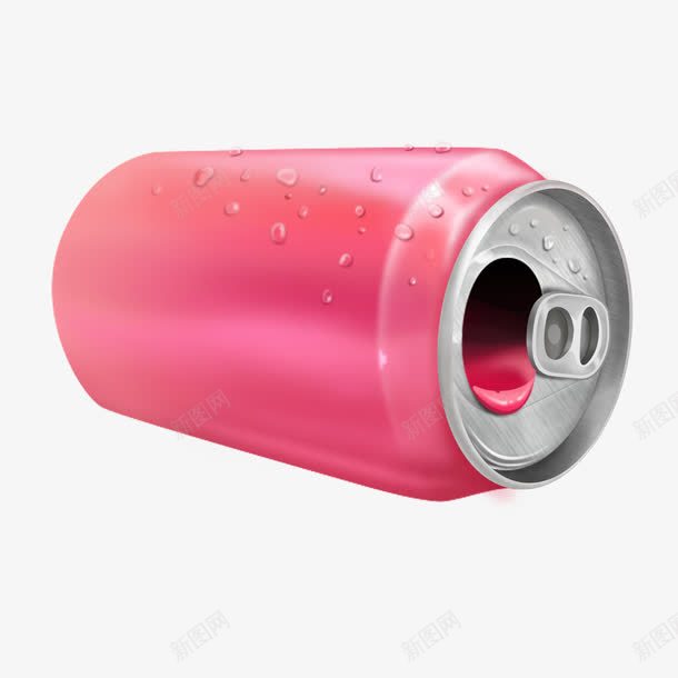 粉色易拉罐png免抠素材_88icon https://88icon.com 声音 容器 易拉罐 易拉罐贴纸 瓶子 粉色 铁罐饮料