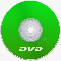 DVD绿色CD盘磁盘保存极端媒体素材