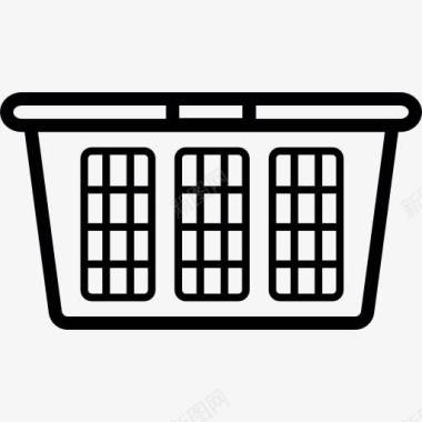 布质洗衣篮洗衣篮图标图标