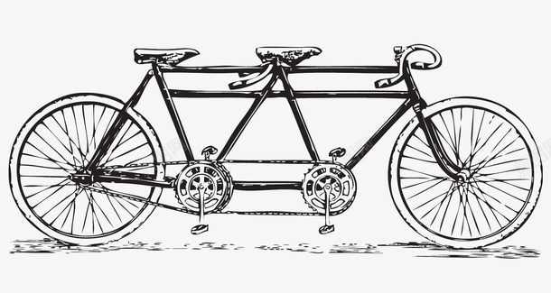 台灯产品实物图二人自行车图标图标