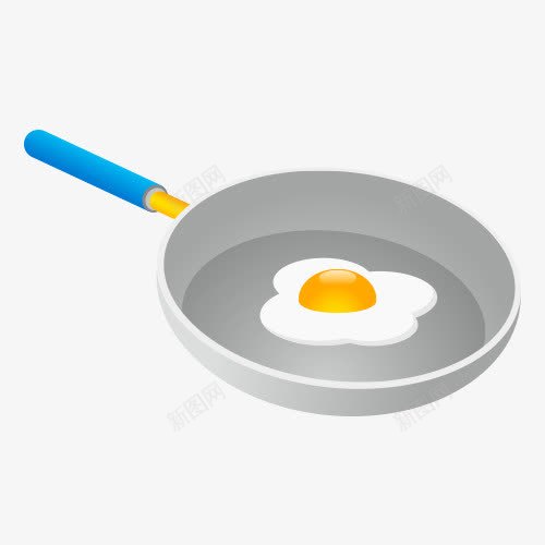 煎鸡蛋png免抠素材_88icon https://88icon.com 平底锅 煎鸡蛋 素材