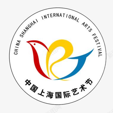 中国上海国际艺术节圆形标志图标图标