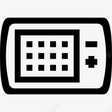 休闲游便携式游戏机图标图标