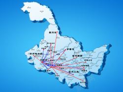 黑龙江省内50多个市县乡镇素材