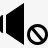 禁止声音的声音禁止黑视网膜图标图标