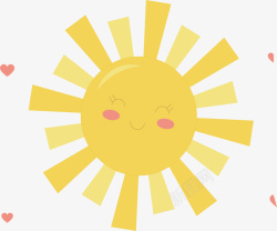 卡通太阳矢量图素材