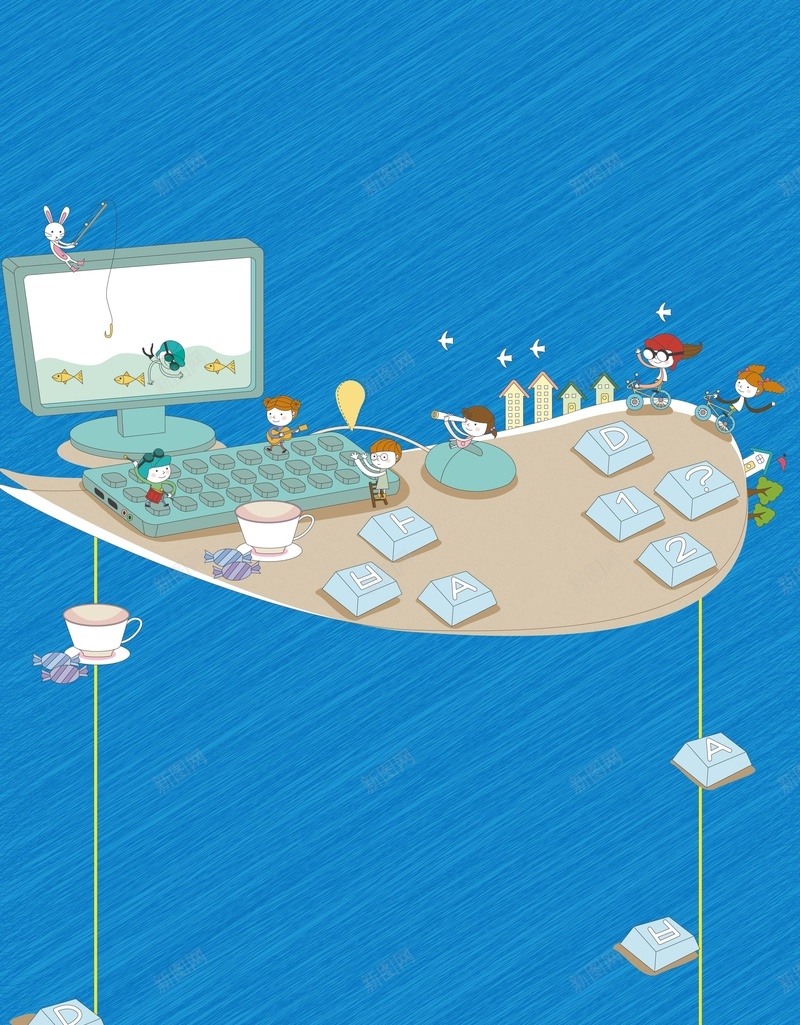 矢量卡通手绘计算机IT社团招生纳新ai设计背景_88icon https://88icon.com IT 卡通 手绘 招生 矢量 社团 纳新 蓝色 计算机 矢量图