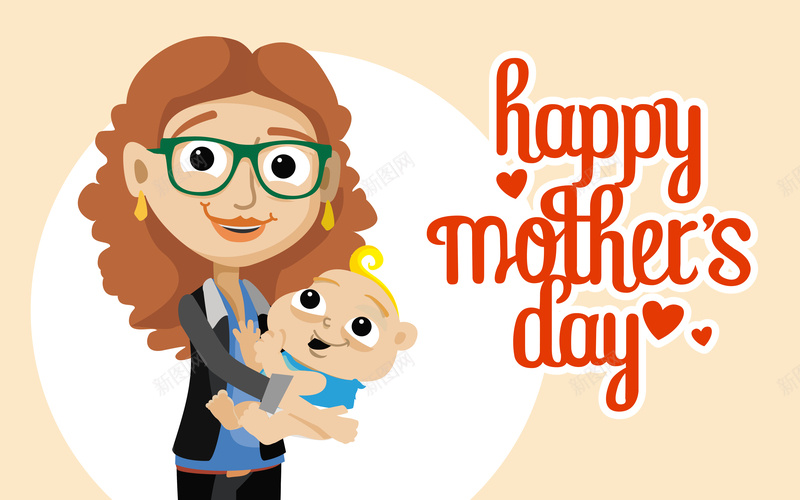 母亲节简约卡通人物背景矢量图ai设计背景_88icon https://88icon.com 卡通 卡通人物 商业海报 母亲 母亲节 母亲节快乐 母亲节活动 母女 母子 温馨 简约 矢量图