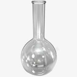 灰色透明实验器材实验杯素材