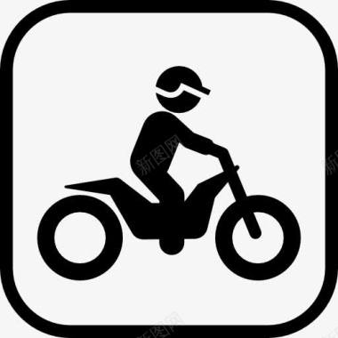 摩托车骑图标图标