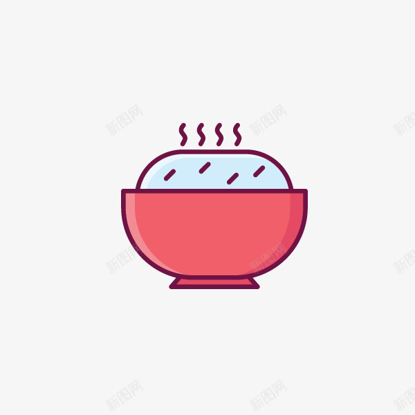 卡通手绘食物插图png免抠素材_88icon https://88icon.com 一碗饭 创意 动漫动画 卡通手绘 矢量图形 食物插图