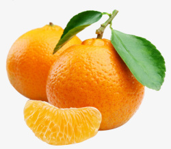 新鲜橘子柑橘素材