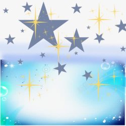 星星彩色星云素材