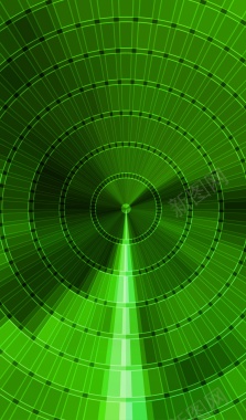 绿色圆环矢量图背景