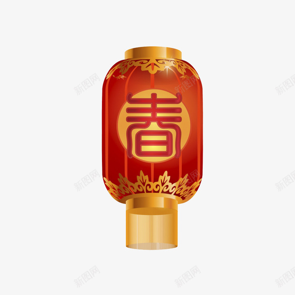 春节灯笼png免抠素材_88icon https://88icon.com 喜庆 春节 灯笼 红色