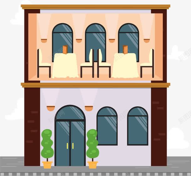 手绘高级餐厅矢量图ai免抠素材_88icon https://88icon.com 手绘 舒适 餐厅 高级 矢量图