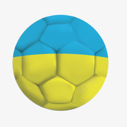 彩色国庆图案装饰足球矢量图素材