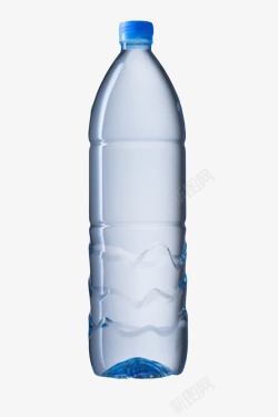 透明解渴加高窄口的塑料瓶饮用水素材
