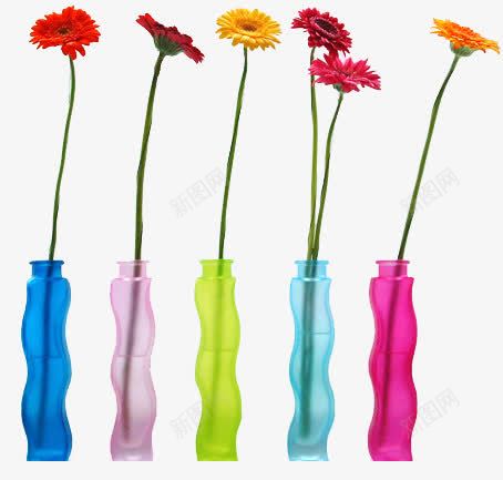 花瓶花朵png免抠素材_88icon https://88icon.com 彩色 花朵 花束 花瓶 鲜花