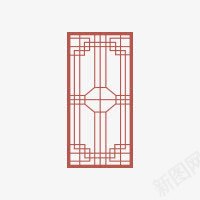 古建筑实木窗花格png免抠素材_88icon https://88icon.com 古建筑 实木 窗花格