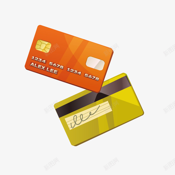 卡通银行卡png免抠素材_88icon https://88icon.com PNG图 PNG图下载 信用卡 创意卡通 卡通 卡通插图 插图 银行卡