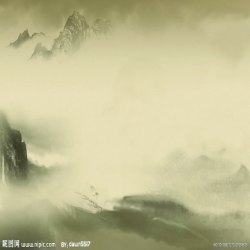 中国风风景宣传海报素材