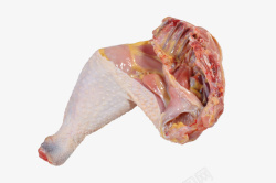 白色新鲜鸡腿肉食材素材