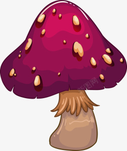 蘑菇卡通插画7素材