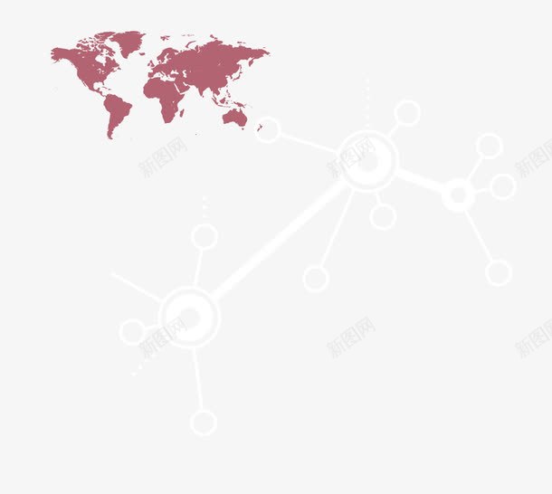 全球地图png免抠素材_88icon https://88icon.com 全球 全球地图 分部图 卡通 商务 线型图