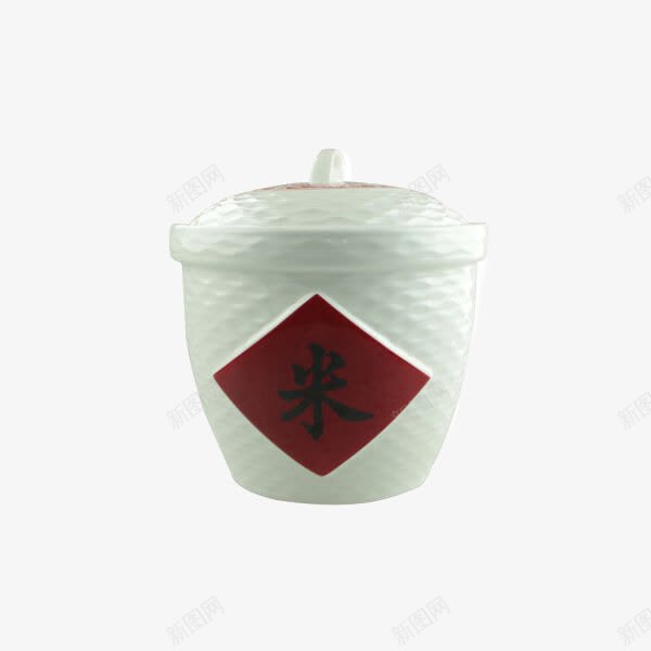 陶瓷米缸米桶储米箱防虫防潮储物png免抠素材_88icon https://88icon.com 产品实物 米桶