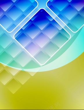 蓝色网格矢量图背景