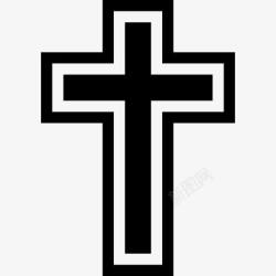 基督徒基督教的十字架符号图标高清图片
