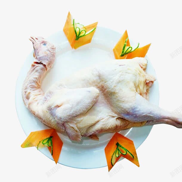 一只整鸡png免抠素材_88icon https://88icon.com 整鸡 肉食品 胡萝卜 裸鸡 食物 鸡肉