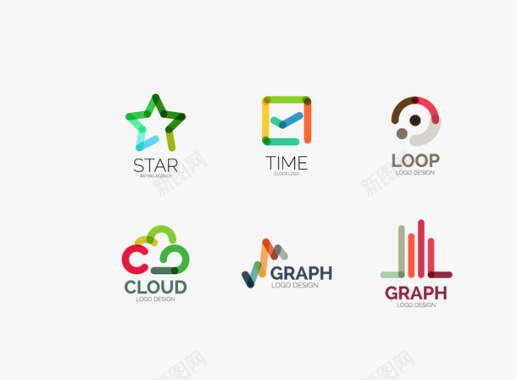 几何创意logo矢量图图标图标